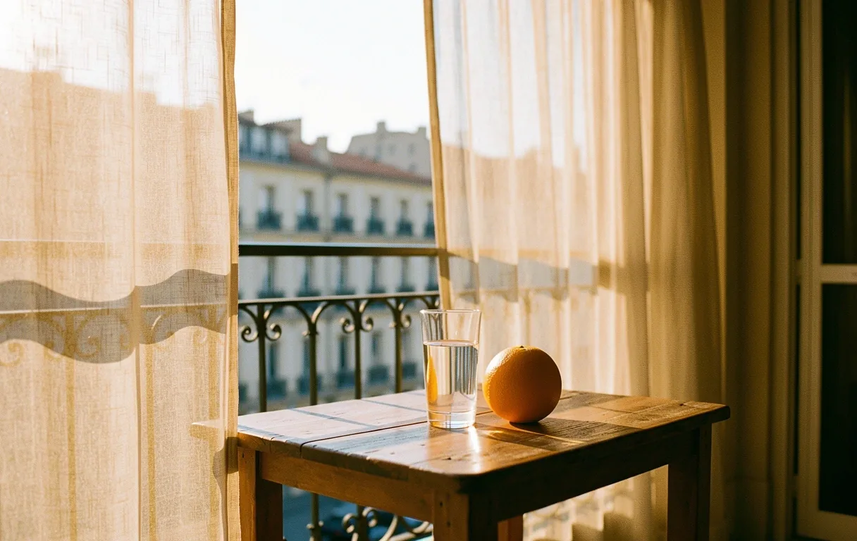 Rhythm and light in a Marseille interior